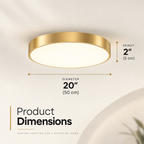 Minimalist Golden LED Chandelier for Corridor & Bedroom