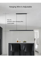 Dining room chandelier Nordic modern lamp dining table bar lamp restaurant lights kitchen lights office company led strip lamps