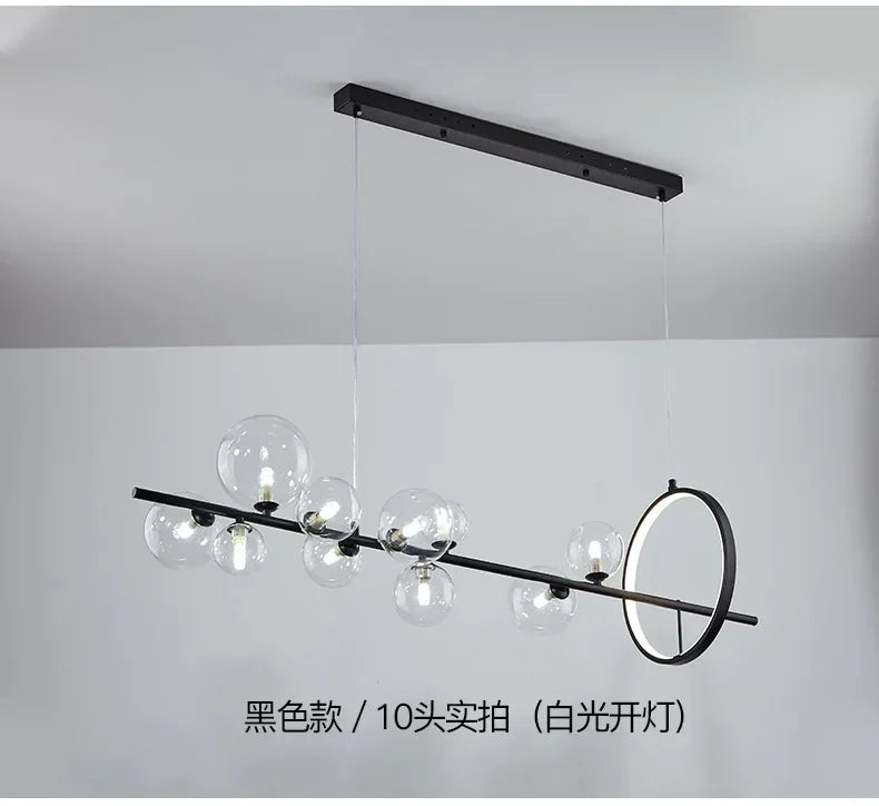 Modern Creative Bubble Chandelier LED Pendant Light Fixture for Living Room Dining Room Bedroom Home Decor Ceiling Lamp
