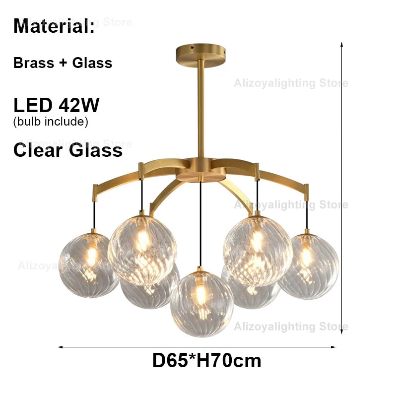 Zoya New Italy Texture Glass Pendant Light Hanging Lamp Lustre Suspension Luminaire Lampen For Dinning Room Living Room Villa