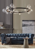 Modern Creative Bubble Chandelier LED Pendant Light Fixture for Living Room Dining Room Bedroom Home Decor Ceiling Lamp
