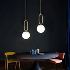 Modern Pendant Light Nordic Minimalist Hanging Lamp Ceiling Decoration Glass Ball Lighting Living Bedroom Dining Room