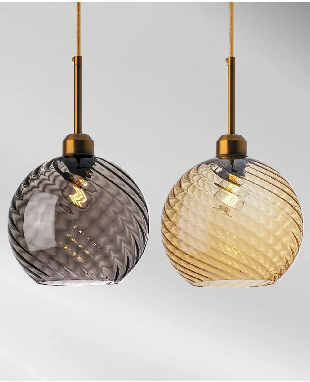 Modern Glass Chandelier Pendant Lights for Bedside Bar Kitchen Restaurant Dining-table Stair Lamp Villa Hotel Home Lighting