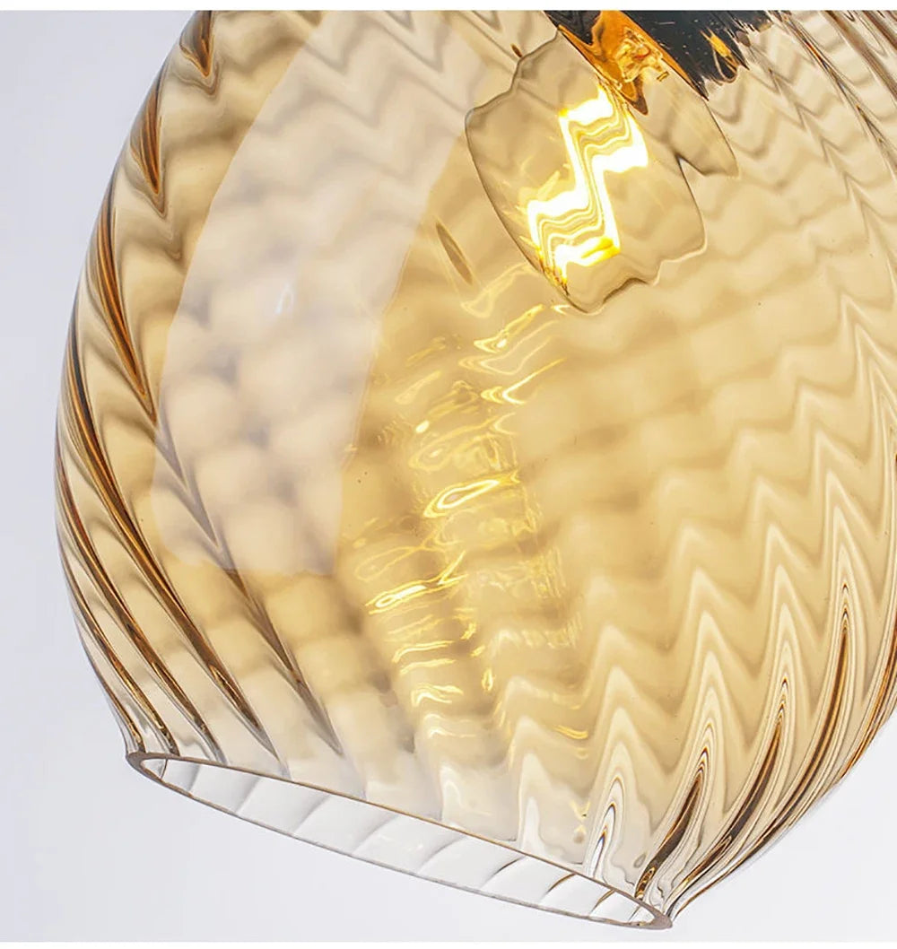 Modern Glass Chandelier Pendant Lights for Bedside Bar Kitchen Restaurant Dining-table Stair Lamp Villa Hotel Home Lighting