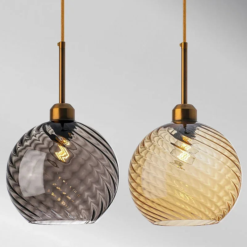 Modern Glass Chandelier Pendant Lights for Bedside Bar Kitchen Restaurant Dining-table Stair Lamp Villa Hotel Home Lighting