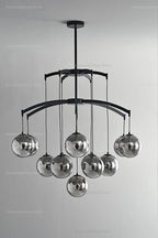 Zoya New Italy Texture Glass Pendant Light Hanging Lamp Lustre Suspension Luminaire Lampen For Dinning Room Living Room Villa
