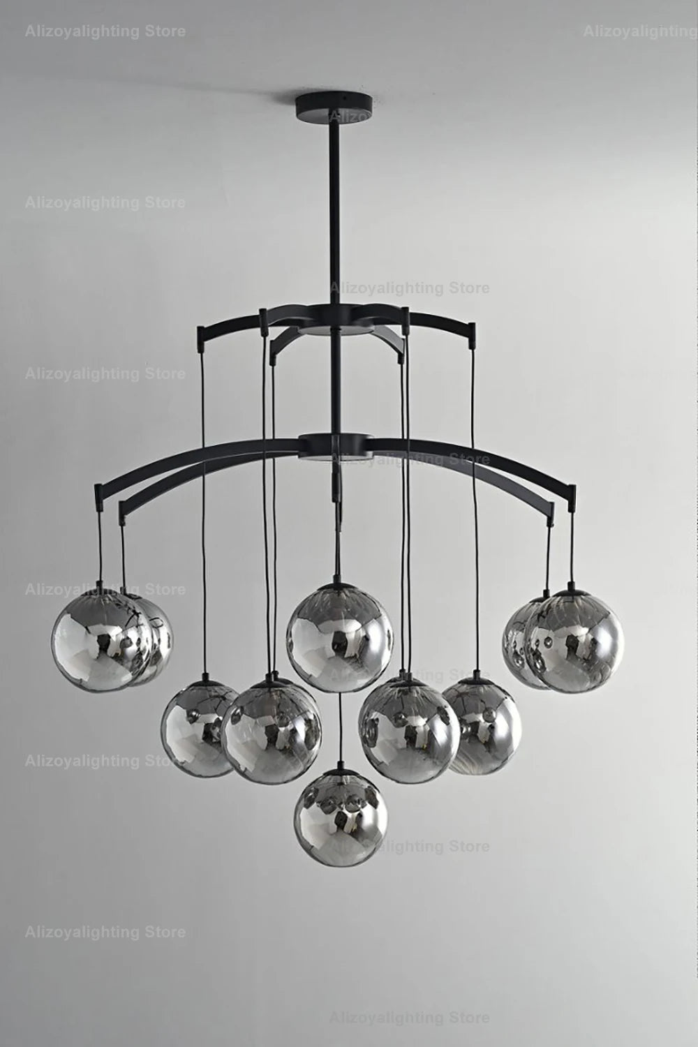 Zoya New Italy Texture Glass Pendant Light Hanging Lamp Lustre Suspension Luminaire Lampen For Dinning Room Living Room Villa