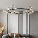 Modern Creative Bubble Chandelier LED Pendant Light Fixture for Living Room Dining Room Bedroom Home Decor Ceiling Lamp