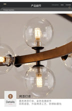 Modern Creative Bubble Chandelier LED Pendant Light Fixture for Living Room Dining Room Bedroom Home Decor Ceiling Lamp