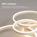 Modern Round Design Living Room Bedroom LED Ceiling Light Golden Ring Light Lighting Decorative Lighting Indoor Chandelier