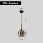 Modern Glass Chandelier Pendant Lights for Bedside Bar Kitchen Restaurant Dining-table Stair Lamp Villa Hotel Home Lighting