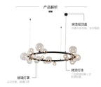 Modern Creative Bubble Chandelier LED Pendant Light Fixture for Living Room Dining Room Bedroom Home Decor Ceiling Lamp