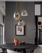 Modern Glass Chandelier Pendant Lights for Bedside Bar Kitchen Restaurant Dining-table Stair Lamp Villa Hotel Home Lighting