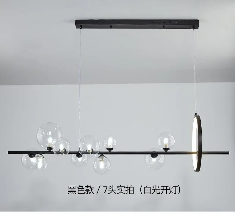 Modern Creative Bubble Chandelier LED Pendant Light Fixture for Living Room Dining Room Bedroom Home Decor Ceiling Lamp