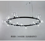 Modern Creative Bubble Chandelier LED Pendant Light Fixture for Living Room Dining Room Bedroom Home Decor Ceiling Lamp