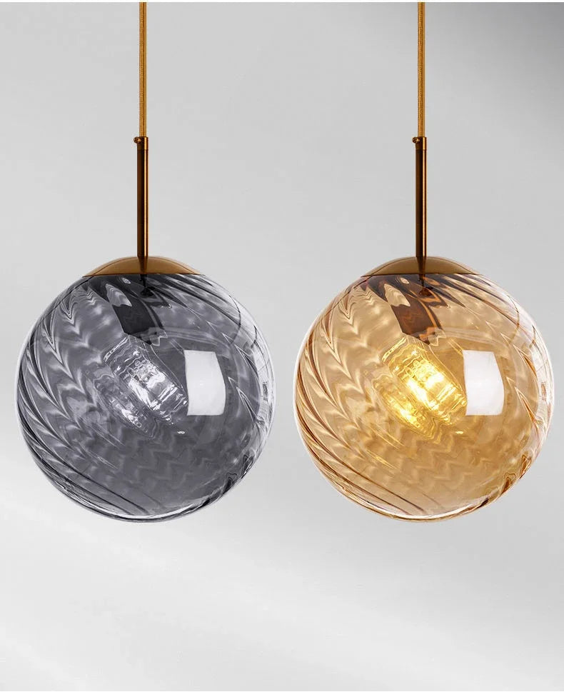 Modern Glass Chandelier Pendant Lights for Bedside Bar Kitchen Restaurant Dining-table Stair Lamp Villa Hotel Home Lighting