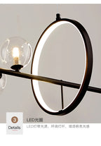 Modern Creative Bubble Chandelier LED Pendant Light Fixture for Living Room Dining Room Bedroom Home Decor Ceiling Lamp