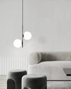 Modern LED Glass Ball LED Pendant Lights Nordic Black Bedroom Hanging Lamp Living Room Dining Decor Lights Fixture