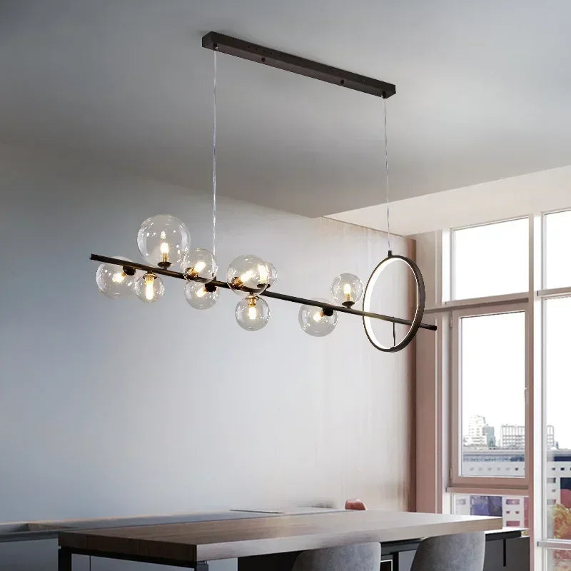 Modern Creative Bubble Chandelier LED Pendant Light Fixture for Living Room Dining Room Bedroom Home Decor Ceiling Lamp