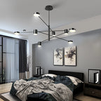 Living Room Chandelier Simple Black Nordic Lighting Creative Personality Net Red Light Restaurant Wrought Iron Lighting