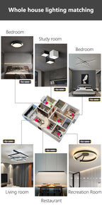 Modern minimalist LED straight strip pendant light, dining table, bar counter, office desk hanging pendant light, home lighting