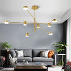 Living Room Chandelier Simple Black Nordic Lighting Creative Personality Net Red Light Restaurant Wrought Iron Lighting