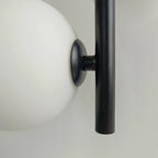 Modern LED Glass Ball LED Pendant Lights Nordic Black Bedroom Hanging Lamp Living Room Dining Decor Lights Fixture