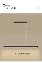 Dining room chandelier Nordic modern lamp dining table bar lamp restaurant lights kitchen lights office company led strip lamps