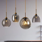 Modern Glass Chandelier Pendant Lights for Bedside Bar Kitchen Restaurant Dining-table Stair Lamp Villa Hotel Home Lighting